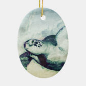Flying Green Sea Turtles | Ornament (Hinten)
