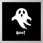 Flying Halloween Ghost Poster (Vorne)