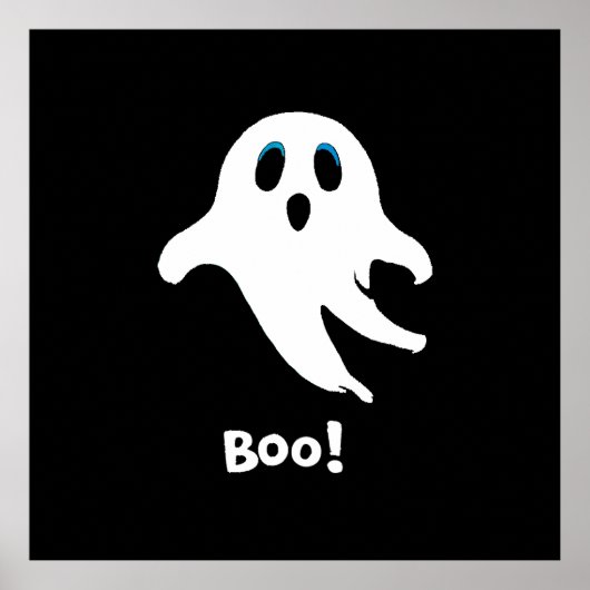 Flying Halloween Ghost Poster (Vorne)