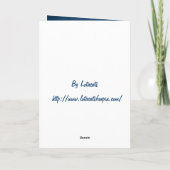 Flying Hawk Dreamcatcher Card Karte (Rückseite)