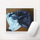 Flying Helmet, Goggles und Handschuhe Mousepad (Mit Mouse)
