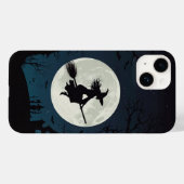 Flying Hexe auf Broom Case-Mate iPhone Hülle (Rückseite (Horizontal))