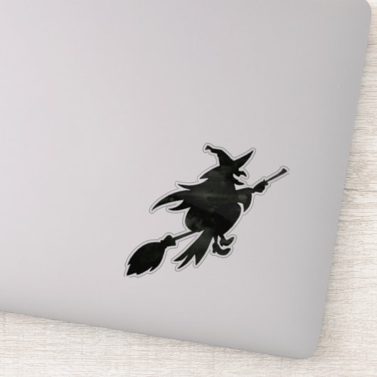Flying Hexe Aufkleber (Detail)