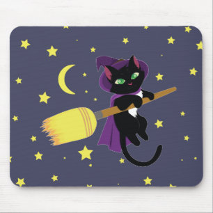 Flying Hexe Cat Mousepad