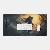 Flying Hexe Desk Mat Schreibtischunterlage (Tastatur & Maus)