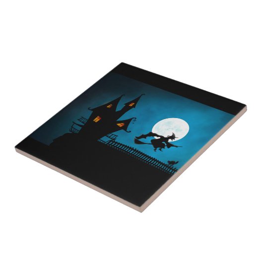 Flying Hexe Fliese (Seite)