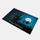 Flying Hexe Fußmatte (Schrägansicht)