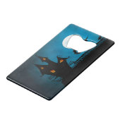 Flying Hexe Geldbeutel Flaschenöffner (Vorderseite Schrägansicht)