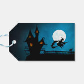 Flying Hexe Geschenkanhänger (Rückseite Horizontal)