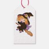 Flying Hexe Geschenkanhänger (Vorderseite)