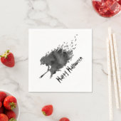 Flying Hexe Halloween Paper Napkins Serviette (Beispiel)