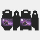 Flying Hexe Happy Halloween Personalisiert Geschenkschachtel (Ungeklappt)