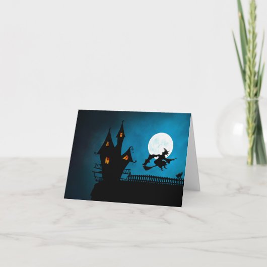 Flying Hexe Karte (Vorderseite)