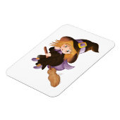 Flying Hexe Magnet (Linke Seite)