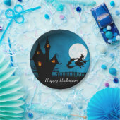 Flying Hexe Pappteller (Party)