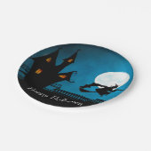 Flying Hexe Pappteller (Schrägansicht)