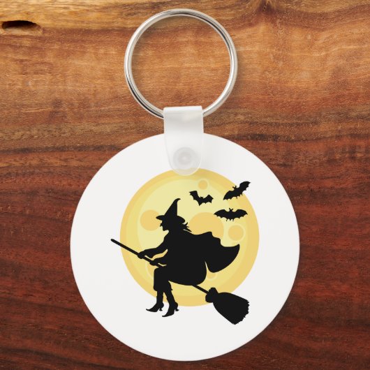 Flying Hexe Schlüsselanhänger (Vorderseite)