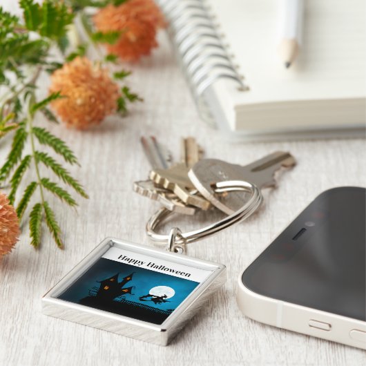 Flying Hexe Schlüsselanhänger (Seite)