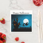 Flying Hexe Serviette (Beispiel)