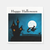 Flying Hexe Serviette (Vorderseite)