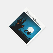 Flying Hexe Serviette (Ecke)