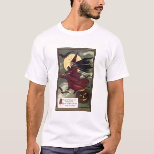 Flying Hexe T-Shirt (Vorderseite)