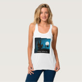 Flying Hexe Tank Top (Vorderseite Vollansicht)