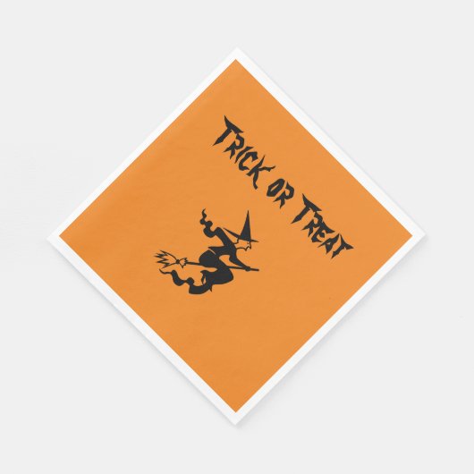Flying Hexe Trick oder Treat Paper Napkins Serviette (Ecke)