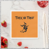 Flying Hexe Trick oder Treat Paper Napkins Serviette