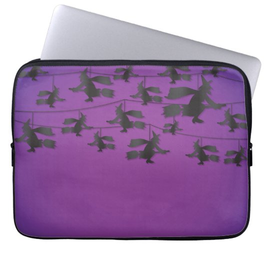 Flying-Hexenkette Laptopschutzhülle (Vorderseite)