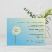 Flying High Abarewell-Party Einladungen (Stehend Vorderseite)