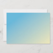 Flying High Abarewell-Party Einladungen (Rückseite)