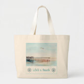 Flying High at Low Tide Tote Bag Jumbo Stoffbeutel (Vorne)