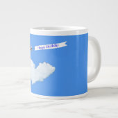 Flying High Birthday Banner Jumbo-Tasse (Vorderseite Rechts)