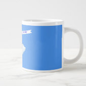 Flying High Birthday Banner Jumbo-Tasse (Rechts)