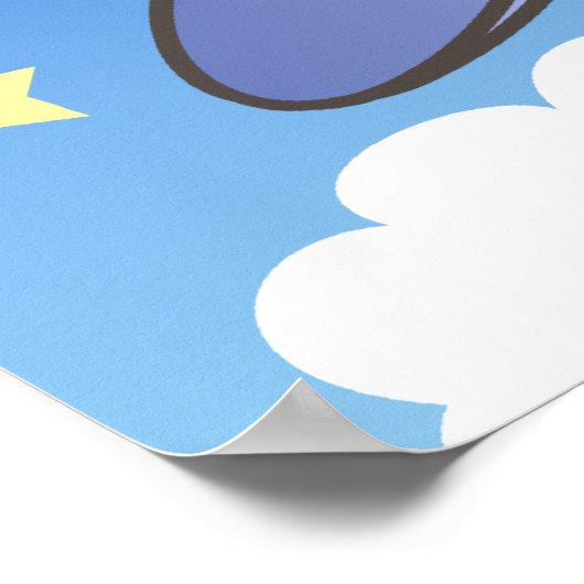 Flying High Flugzeug Poster (Ecke)