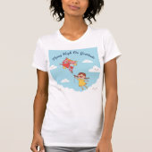 Flying High on Gratitude — Uplifted by Love T-Shirt (Vorderseite)