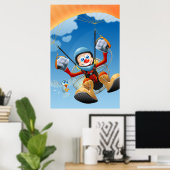 Flying High Paramotor Poster (Heimbüro)