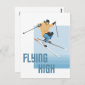 Flying High Postkarte (Vorne/Hinten)