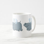 Flying Hippo Kaffeetasse (VorderseiteRechts)