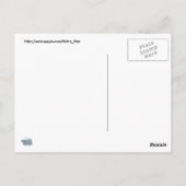 Flying Hippo Postkarte (Rückseite)