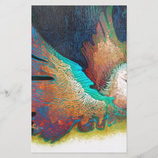 Flying Horse Briefpapier (Vorderseite)