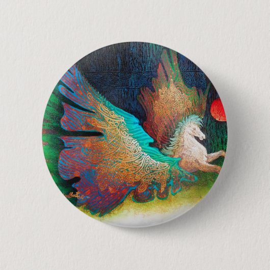 Flying Horse Button (Vorderseite)