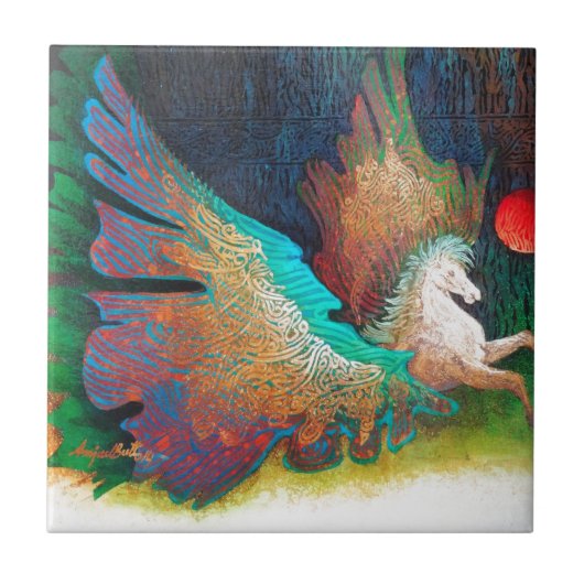 Flying Horse Fliese (Vorderseite)