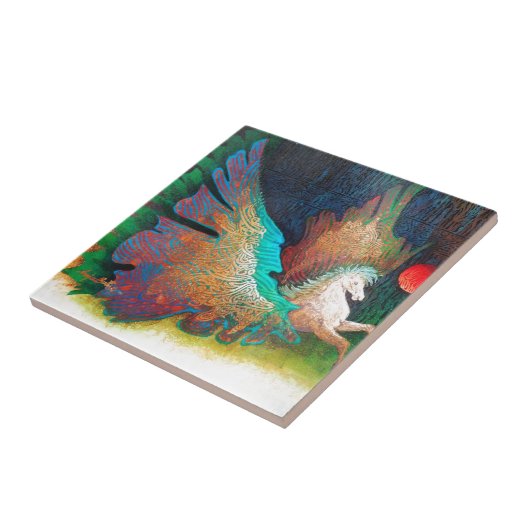 Flying Horse Fliese (Seite)