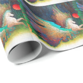 Flying Horse Geschenkpapier (Rolleneckpunkt)