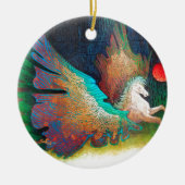 Flying Horse Keramikornament (Vorne)