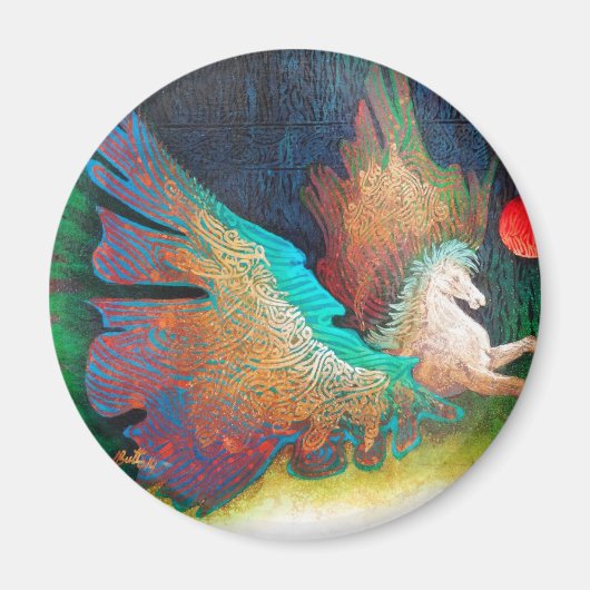 Flying Horse Magnet (Vorne)