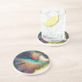 Flying Horse Sandstein Untersetzer (Seite)