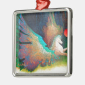 Flying Horse Silbernes Ornament (Links)